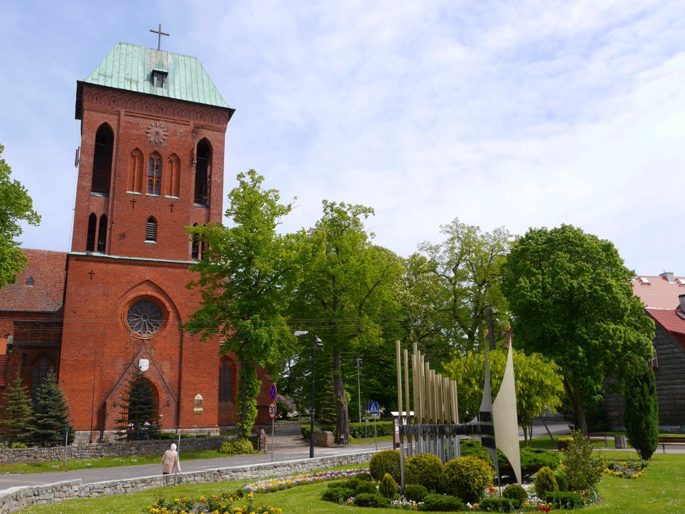 Sie sehen den Dom von Kamien Pomorski bei Dievenow