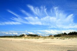 Breite Strände an der polnischen Ostsee bei Leba