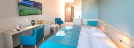 Aparthotel Nad Parseta in Kolberg: Beispiel für ein Doppelzimmer