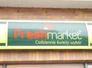 Fresh Market Supermarkt an der Listopada